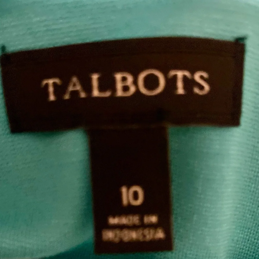 🔥 Talbots Simple Blue Mini Dress - Picture 4 of 5